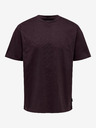ONLY & SONS Tricou de bază ONLY & SONS Fred burgundy