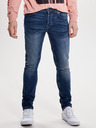 ONLY & SONS Blugi skinny albaștri cu efect brodat ONLY & SONS Loom