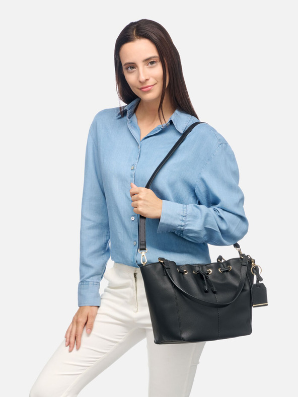 Geox Geantă de mână Geox Daphner de culoare neagră, pentru femei