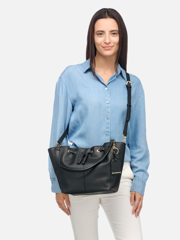 Geox Geantă de mână Geox Daphner de culoare neagră, pentru femei