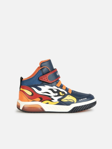 Geox Negru albastru băieți Geox Inek Trainers