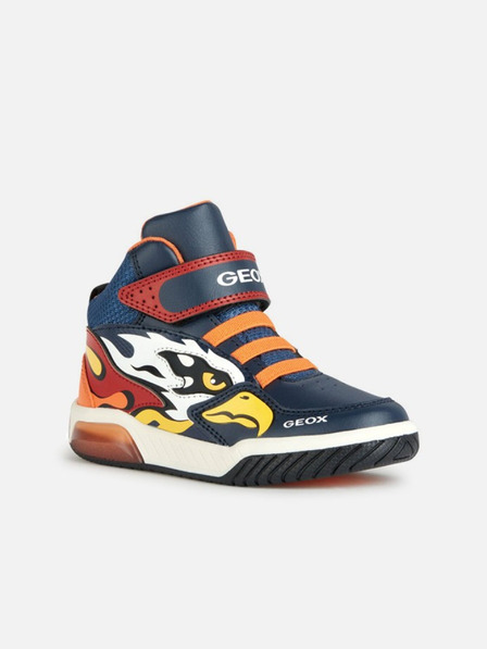 Geox Negru albastru băieți Geox Inek Trainers