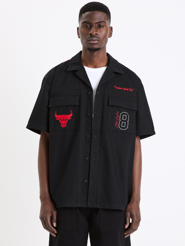 Celio Tricou negru pentru bărbați Celio NBA Chicago Bulls