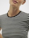 AWARE by VERO MODA Tricou cu dungi albe și negre pentru femei AWARE by VERO MODA