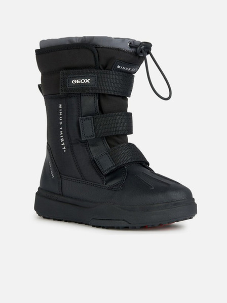 Geox Pantofi de iarnă negri pentru băieți Geox Bunshee Pg B A