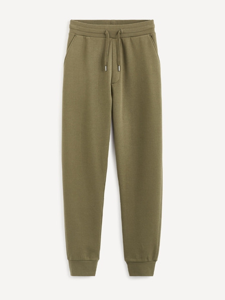 Celio Pantaloni de trening kaki pentru bărbați Celio