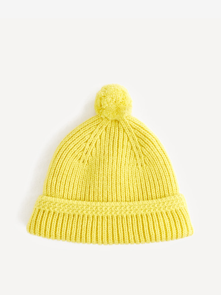 Celio Șapcă galbenă cu pompon Celio Sipom