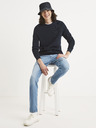 Celio Pulover basic albastru închis Celio Tepic