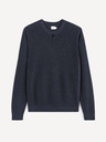 Celio Pulover basic albastru închis Celio Tepic