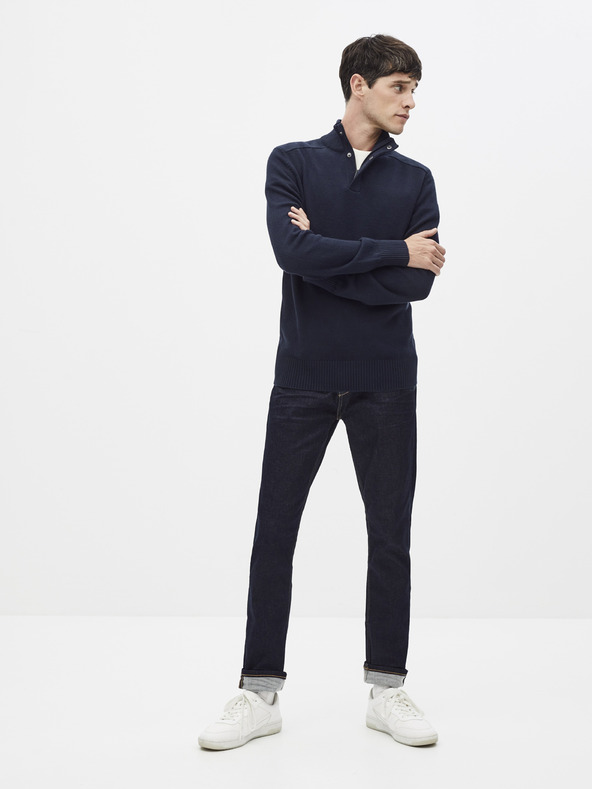 Celio Pulover albastru închis Celio Serome