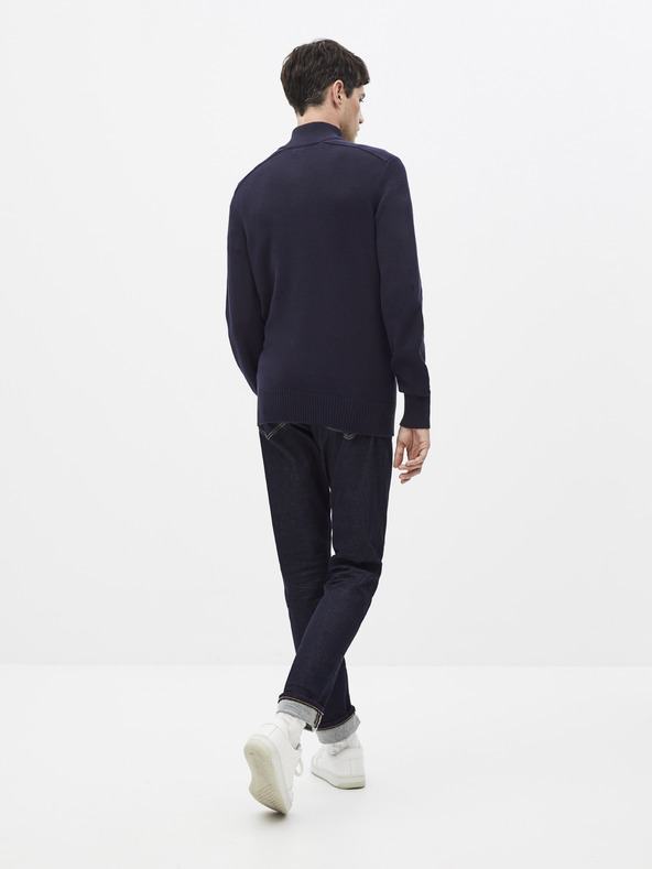 Celio Pulover albastru închis Celio Serome
