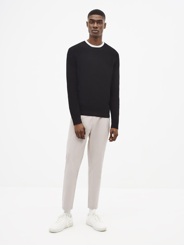 Celio Pulover de bază negru Celio Tepic