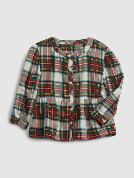 GAP Baby top peplum din cămașă GAP