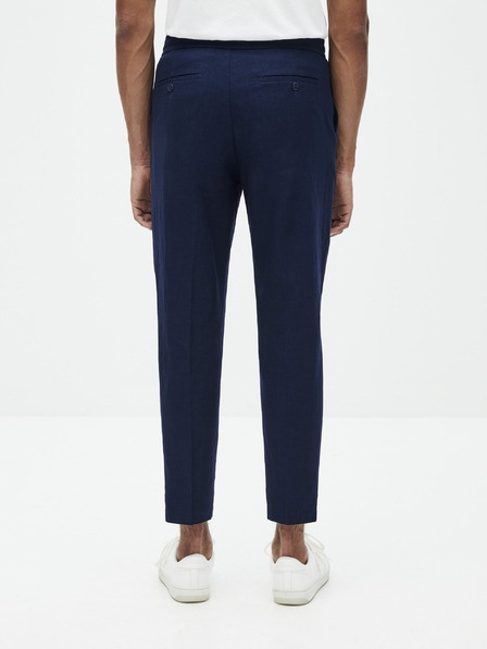 Celio Pantaloni scurți din in albastru închis pentru bărbați Celio