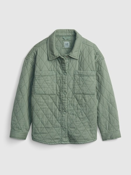 GAP Geacă din denim matlasată pentru copii GAP
