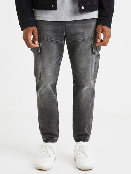 Celio Pantaloni din denim gri pentru bărbați Celio Vojogo