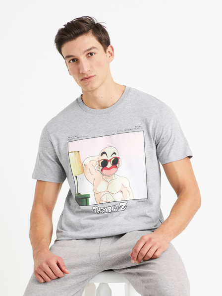 Celio Tricou gri pentru bărbați Celio Dragon Ball Super