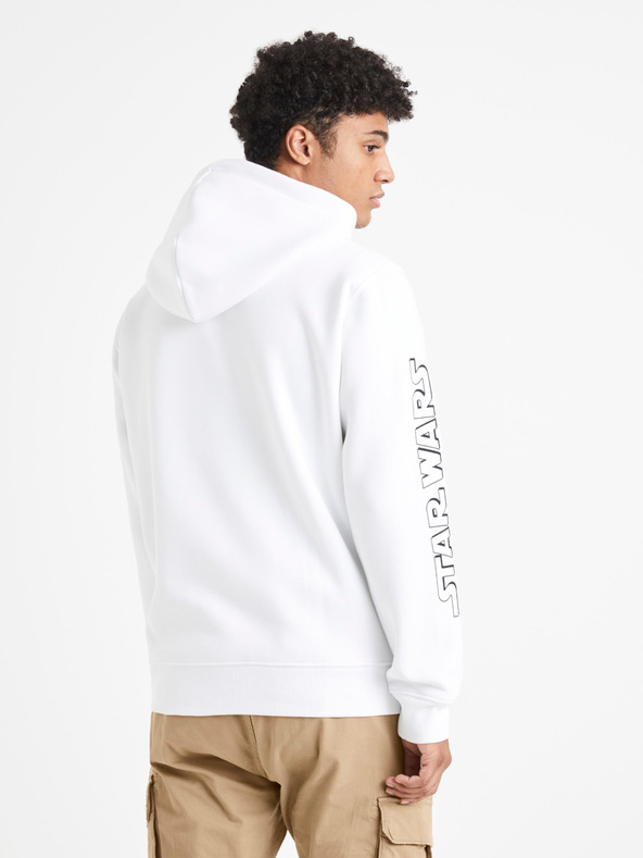 Celio Sweatshirt Celio Star Wars alb pentru bărbați