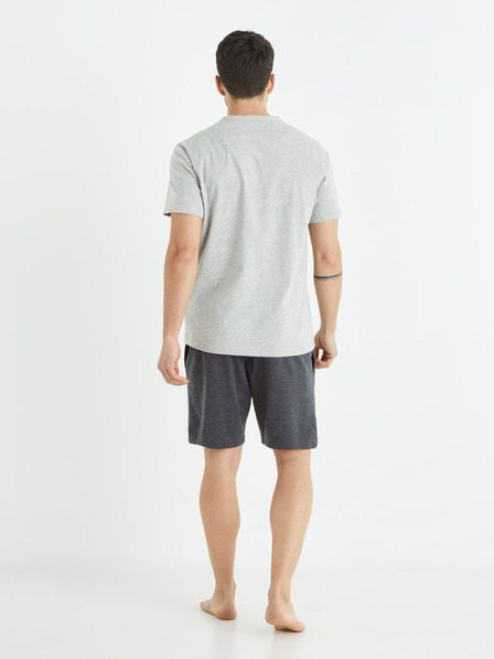 Celio Pijama bărbătească gri Celio
