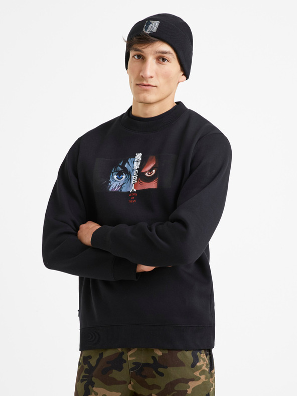 Celio Hanorac negru pentru bărbați Celio Attack on Titan