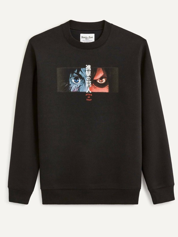Celio Hanorac negru pentru bărbați Celio Attack on Titan