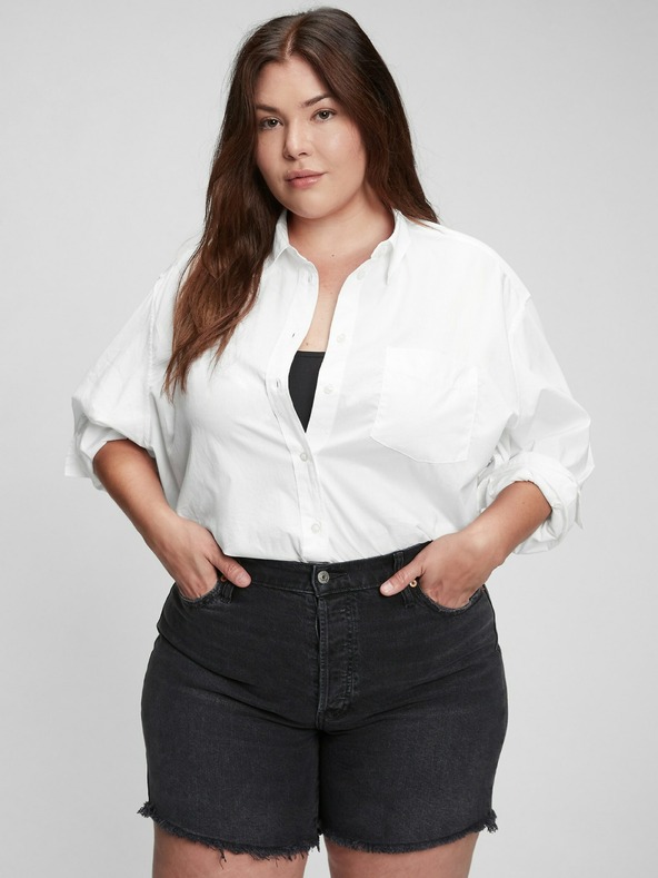GAP Cămașă oversize din bumbac GAP