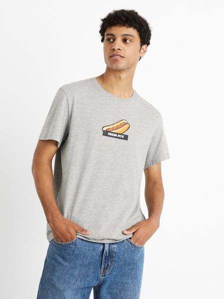 Celio Cămașă gri pentru bărbați Celio From nyc Ceyumi