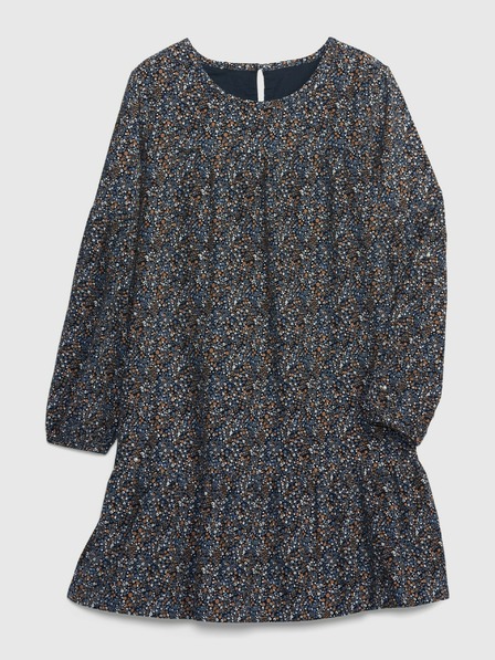 GAP Rochie din catifea cu volane pentru copii GAP