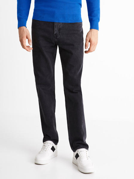 Celio Blugi negri cu croială largă Celio C75 Coback4