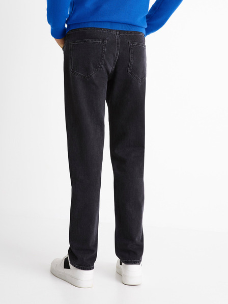 Celio Blugi negri cu croială largă Celio C75 Coback4