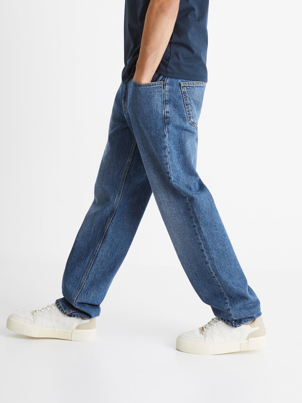 Celio Blugi albaștri Loose fit Celio C75 Coback2