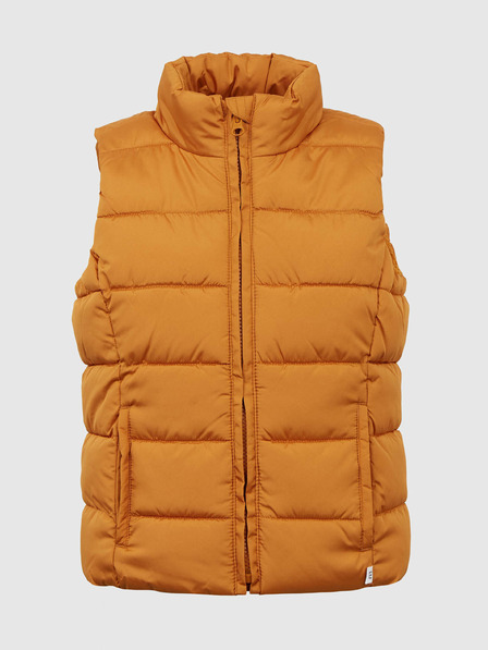 GAP Vestă matlasată cu blană pentru copii GAP