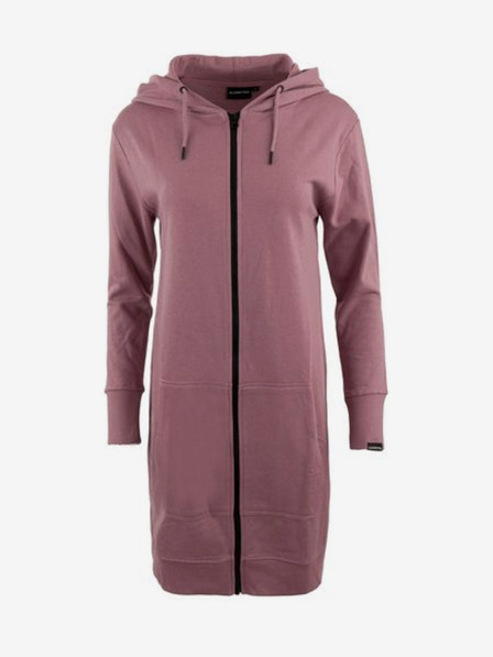 ALPINE PRO Hanorac cu fermoar lung pentru femei roz vechi ALPINE PRO OCEDA