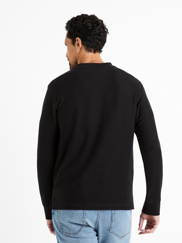Celio Tricou negru Celio Ceframe pentru bărbați