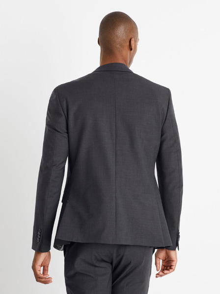 Celio Blazer bărbătesc gri închis din amestec de lână Celio Culexus