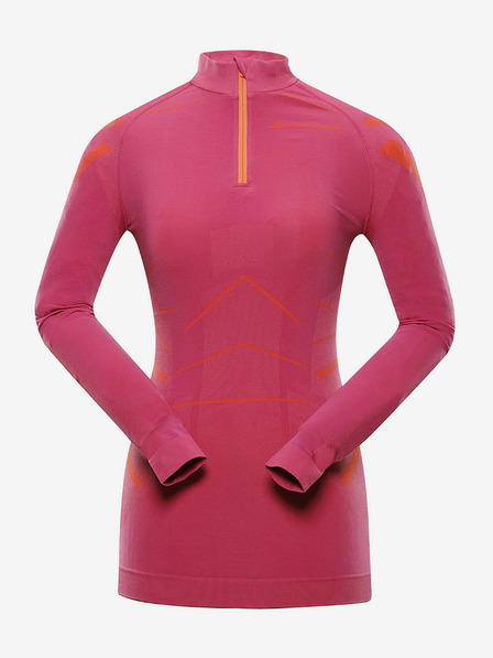 ALPINE PRO Tricou funky roz închis pentru femei ALPINE PRO Lubina