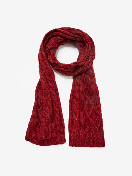 Celio Eșarfă tricotată burgundy pentru bărbați Celio Ciscaneps