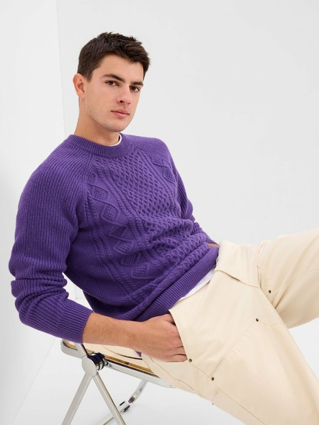 GAP Pulover tricotat cu adaos de lână GAP