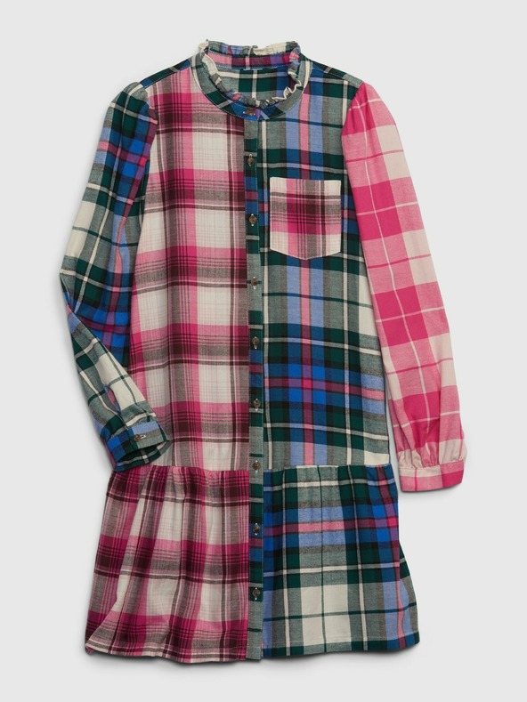 GAP Rochie cu carouri pentru copii GAP