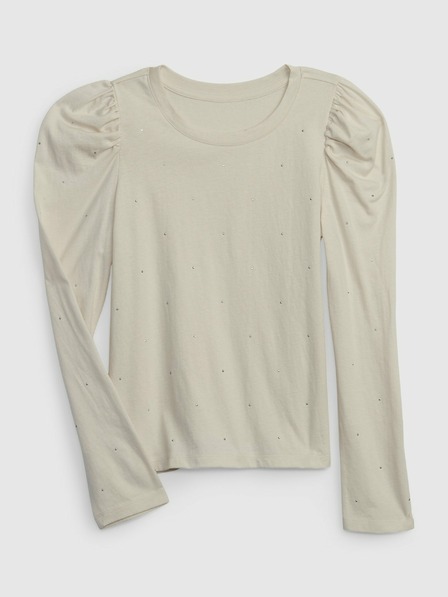 GAP Tricou cu mâneci bufante pentru copii GAP