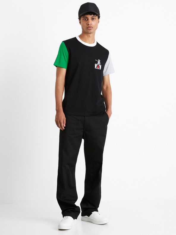 Celio Tricou negru pentru bărbați Celio Hunter & Hunter