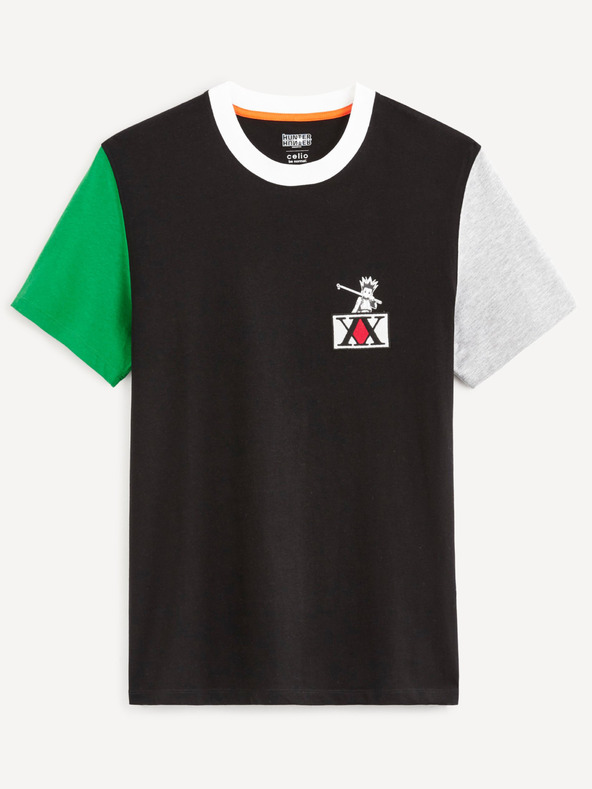 Celio Tricou negru pentru bărbați Celio Hunter & Hunter