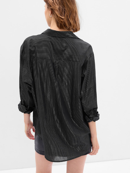 GAP Cămașă cu fir metalic oversize GAP