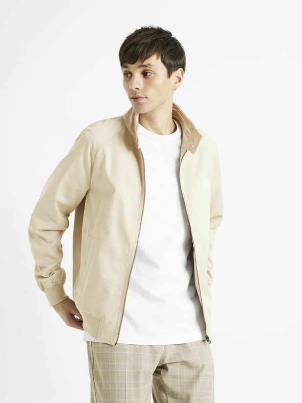 Celio Jachetă bărbătească bej Celio Ducotone