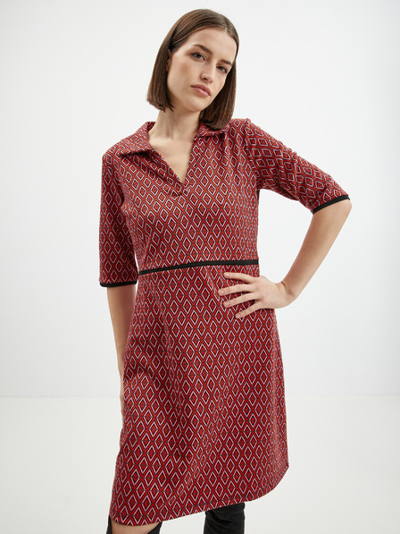 Orsay Rochie de damă cu model roz-roșu ORSAY