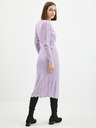 Orsay Rochie midi pulover de damă violet deschis cu un amestec de lână OR