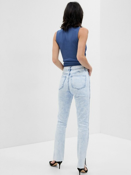 GAP Blugi High Rise Slim Vintage Split-Hem GAP