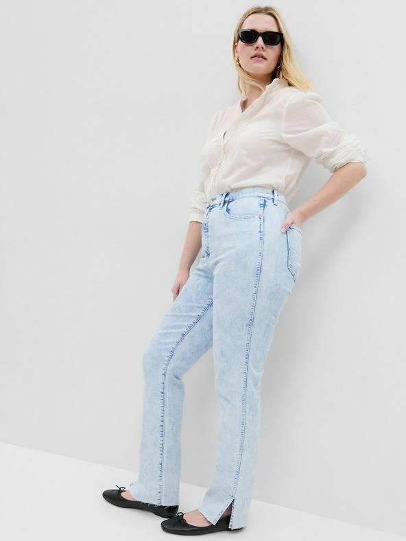 GAP Blugi High Rise Slim Vintage Split-Hem GAP