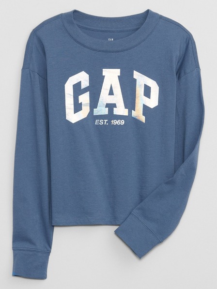 GAP Tricou cu logo metalic pentru copii GAP