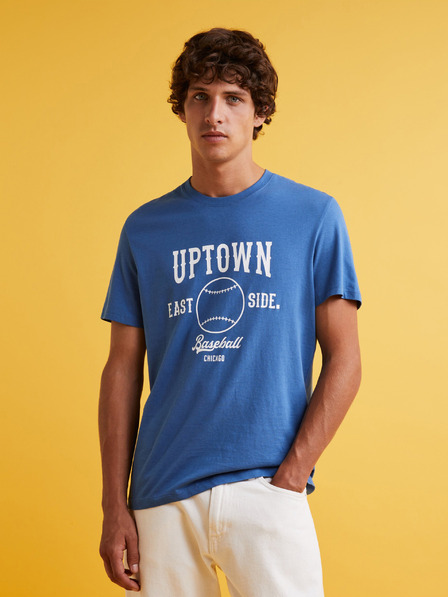 Celio Tricou albastru pentru bărbați Celio Feklyn